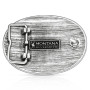 MONTANA SILVERSMITH FORGED IN FREEDOM BUCKLE