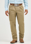 WRANGLER MEN'S PLEATED FRONT KHAKI PANTS