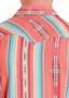 PANHANDLE SLIM JACQUARD STRIPED SHORT SLEEVE PEARL SNAP