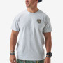 BURLEBO CAMO MALLARD TEE GRY