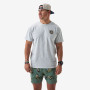 BURLEBO CAMO MALLARD TEE GRY