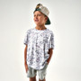 BURLEBO YOUTH GO TO TEE - WHITE CAMO