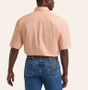 WRANGLER GEORGE STRAIT GEO PATTERN PEACH SHORT SLEEVE SHIRT
