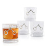 Equestrian Bit Bar Glasses - set of 4
