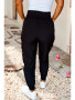 WOMENS BLACK CARGO JOGGERS 