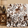 Wrangler Cowhide Throw Blankets 