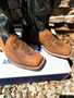 ANDERSON BEAN 361251 CAFE CARPINCIO EXOTIC BOOT