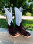 ANDERSON BEAN 361252 RUSTWOOD CAMEL FRINGE EXCLUSIVE BOOT