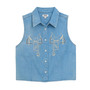 WRANGLER WOMENS DENIM SLEEVELESS TOP 