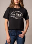 KIMES HEAVY TEXT BLK CROP