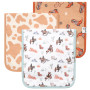3 PACK BURP CLOTHS - BOONE