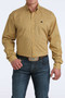 CINCH MENS L/S PRINT GOLD MTW1106071