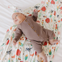 COPPER PEARL FARMSTEAD KNIT SWADDLE BLANKET