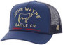HOOEY JOHN WAYNE CATTLE CO HAT - NAVY 