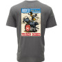 HOOEY PRISON RODEO TEE - GREY 