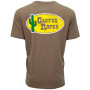 HOOEY CACTUS ROPES TEE - BROWN 