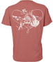 HOOEY YOUTH BUFFALO HEART TEE - PINK 