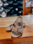 ROPER TAN TOOLED TWO BUCKLE SANDALS 