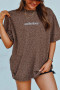  MOTHERHOOD LEOPARD OVERSIZED TEE