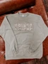 FRINGE EMBRODIERED GREEN AND CAMO CREWNECK 