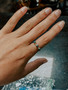 SOL COPPER/TURQ STACKED RING