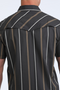 CINCH BLACK STRIPED CAMP SHIRT