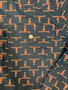 ROPER MENS RED & WHITE LONGHORN PRINT LONG SLEEVE