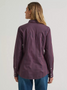 WRANGLER WOMEN RETRO WESTERN DRESS SNAP SHIRT