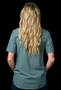 FERRELL WOMEN'S AQUA SHORT SLEEVE