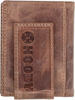 HOOEY MEN'S BIFOLD MONEY CLIP WALLET