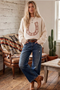 HORSESHOE CACTUS KNIT SWEATER