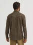 MENS WRANGLER ATG SHIRT - TURKISH COFFEE 
