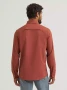 MENS WRANGLER ATG SHIRT - MAHOGONY 