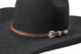 SMOOTH LEATHER HAT BAND - BROWN