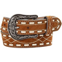 NOCONA GIRLS ROUGHOUT BOOT STITCH BELT 