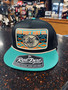 RED DIRT BLACK AND TURQUOISE BALL CAP