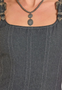 ROCK & ROLL WOMENS BUCKLE STRAP MAXI DRESS