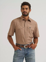 WRANGLER ALL TERRAIN GEAR MEN'S PERFORMANCE PRINT SHIRT - KELP