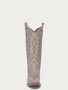 WOMEN'S SAND EMBROIDERY CIRCLE G SNIP TOE COWBOY BOOT