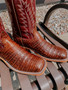 ANDERSON BEAN FRINGE EXCLUSIVE CAIMAN BOOT HYBRID SOLE 