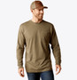 ARIAT MENS COTTON STRONG CHAINSAW LONGSLEEVE TEESHIRT 