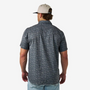 BURLEBO MENS PERFORMANCE PAISLEY SPURS SHIRT