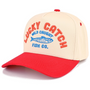 LUCKY CATCH EMBROIDERED TRUCKER HAT