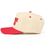 SO GOD MADE A FARMER TRUCKER HAT - RED