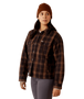 WOMENS ARIAT REBAR FLANNEL INSULATED SHIRT JACKET