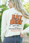 EAT BEEF GRAPHIC LOGO WOMENS LONG SLEEVE