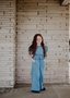 YOUTH DENIM CHEETAH  SET