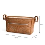 NASH SADDLE ADJUSTABLE TRAVEL STROLLER CADDY 