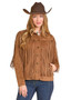 ROCK AND ROLL WOMEN'S FRINGE SUEDE JACKET