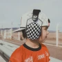 KIDS CHECKERED HEARING PROTECTION 